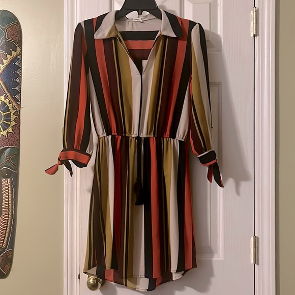 Inspired Hearts Dresses & Skirts - Inspired Hearts Striped Shirt Dress